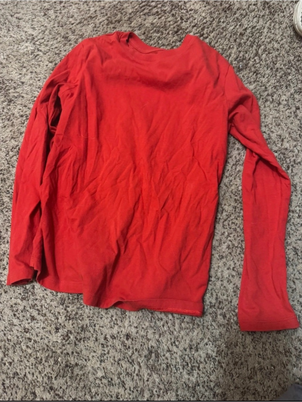 Cat & Jack Red Long-Sleeve Crew Tee for Kids